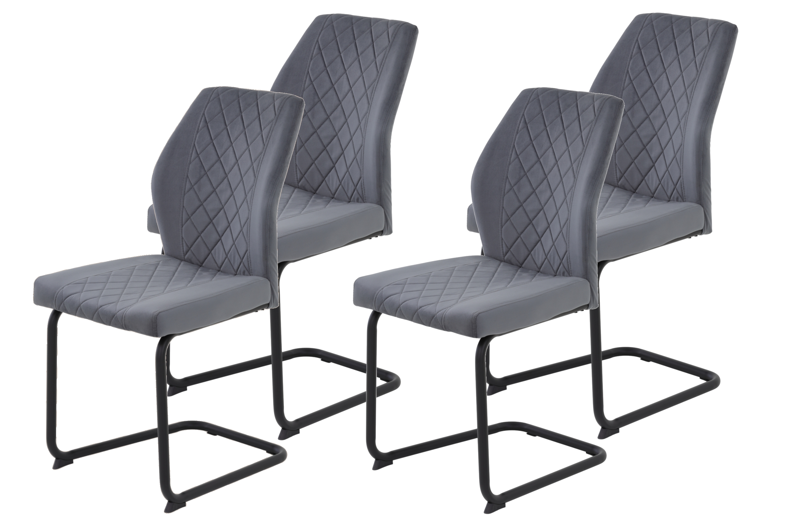 Schwingstühle 4er-Set OSLO S