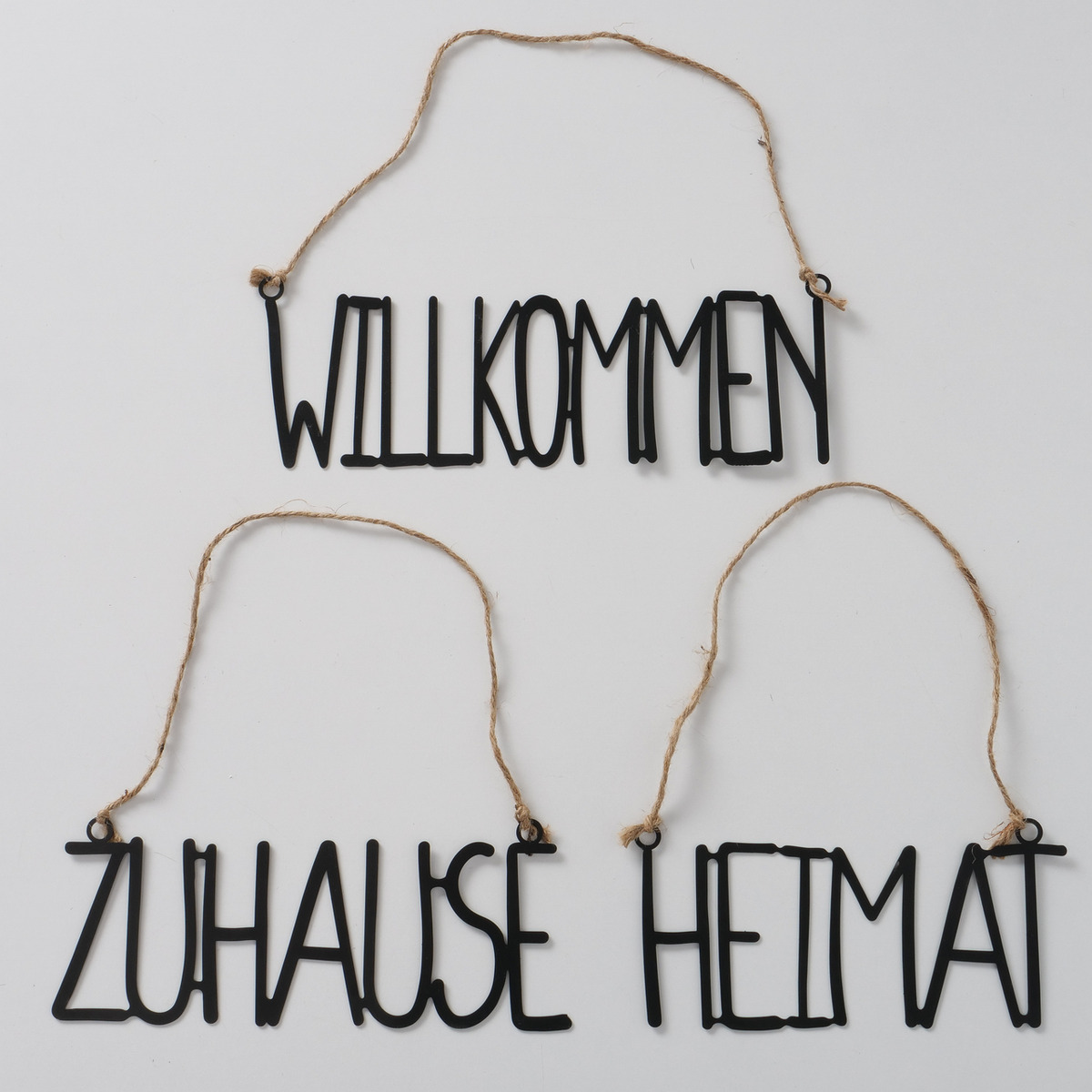 Schild WILLKOMMEN