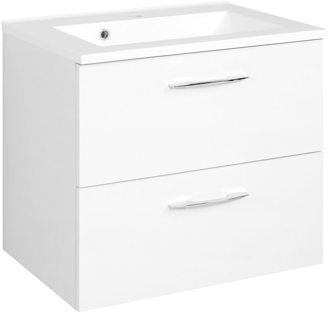 Waschbeckenunterschrank 60 mit Mineralgussbecken PORTOFINO Waschbeckenunterschrank 60 mit Mineralgussbecken PORTOFINO