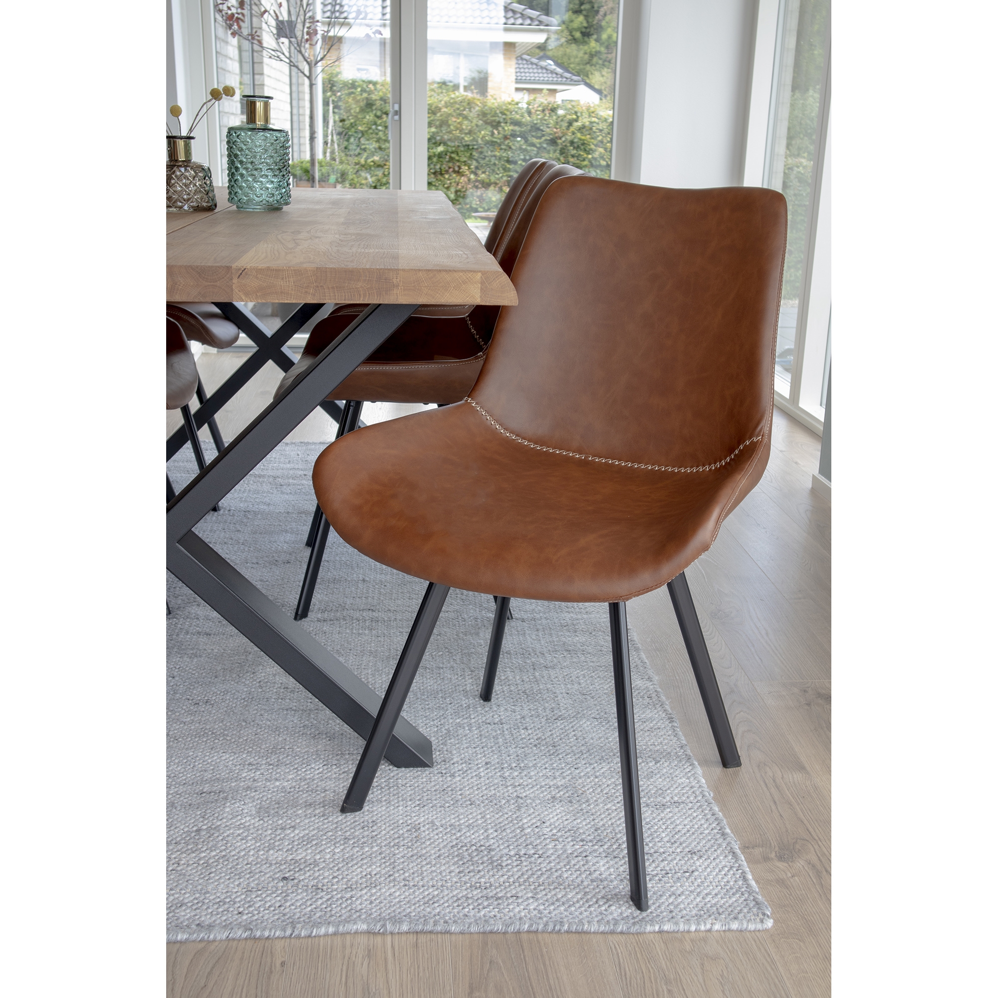 Stühle 2erSet MEMPHIS braun 5209883