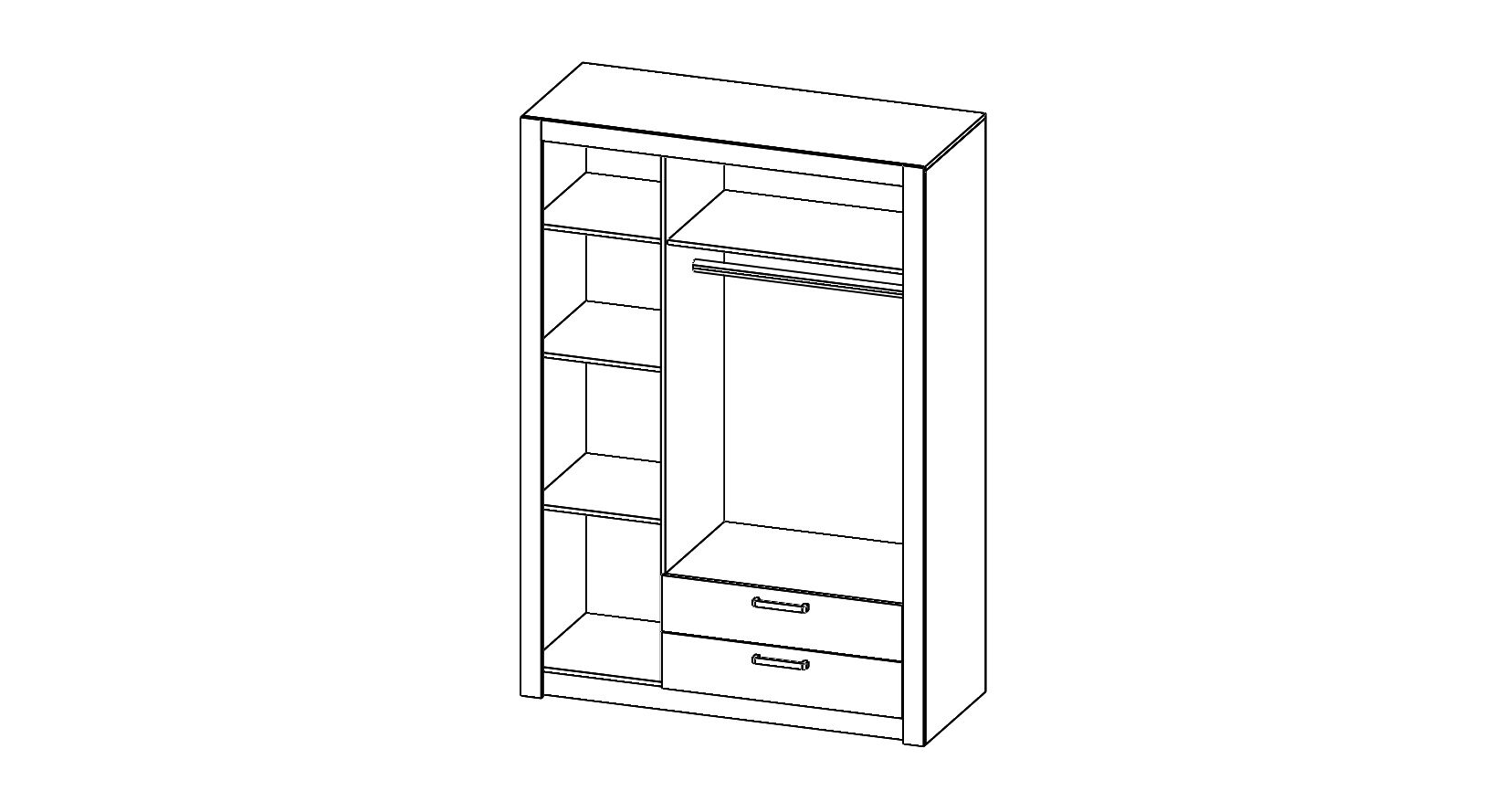 Kleiderschrank TIMO
