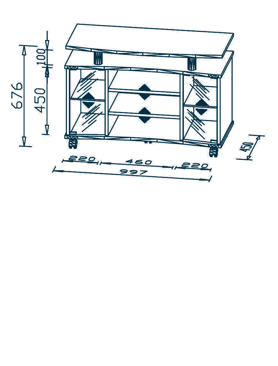 TV-Rack 7362.4825