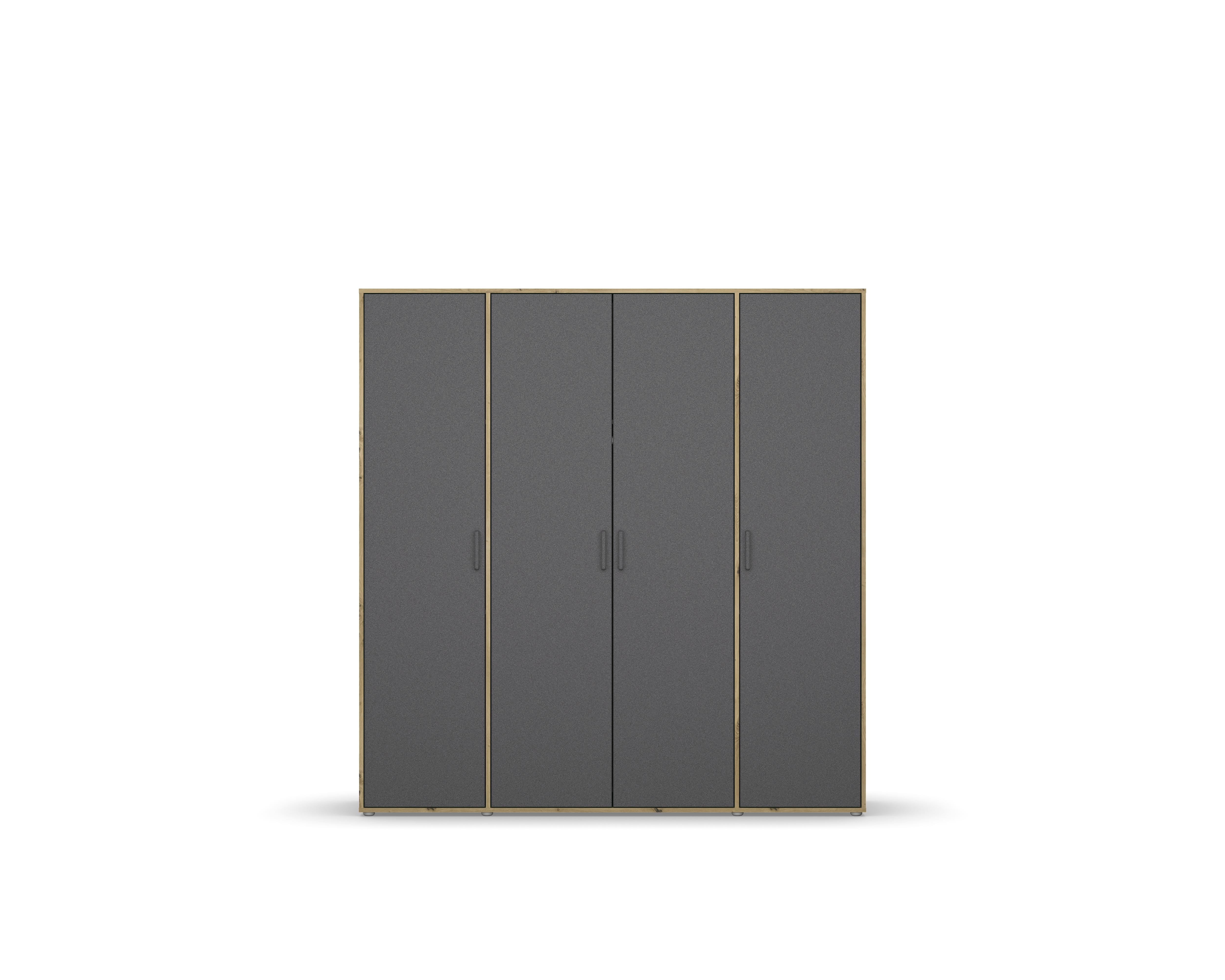 Grau-Metallic VOYAGER Kleiderschrank - | 522840-0 Artisan Eiche |