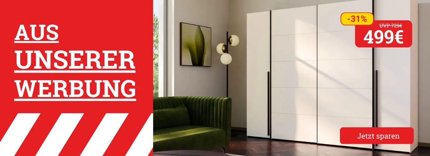 MEGA Preis! Dreh- und Schwebetürenschrank NARAGO -> hier entdecken