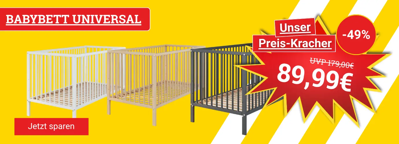 MEGA Preis! Babybett UNIVERSAL