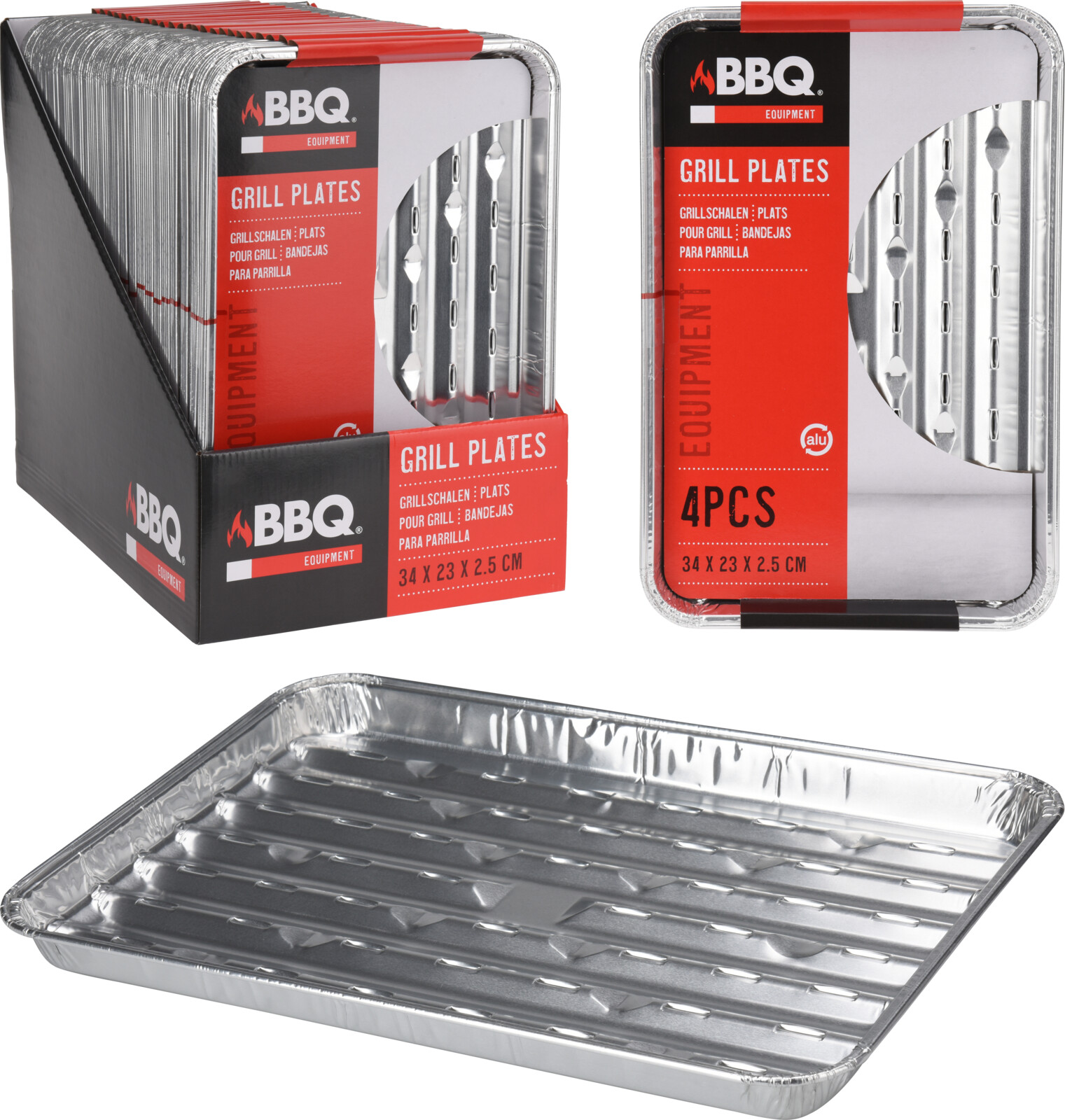 Grillschalen 4er Set KITCHEN Grillschalen 4er Set KITCHEN