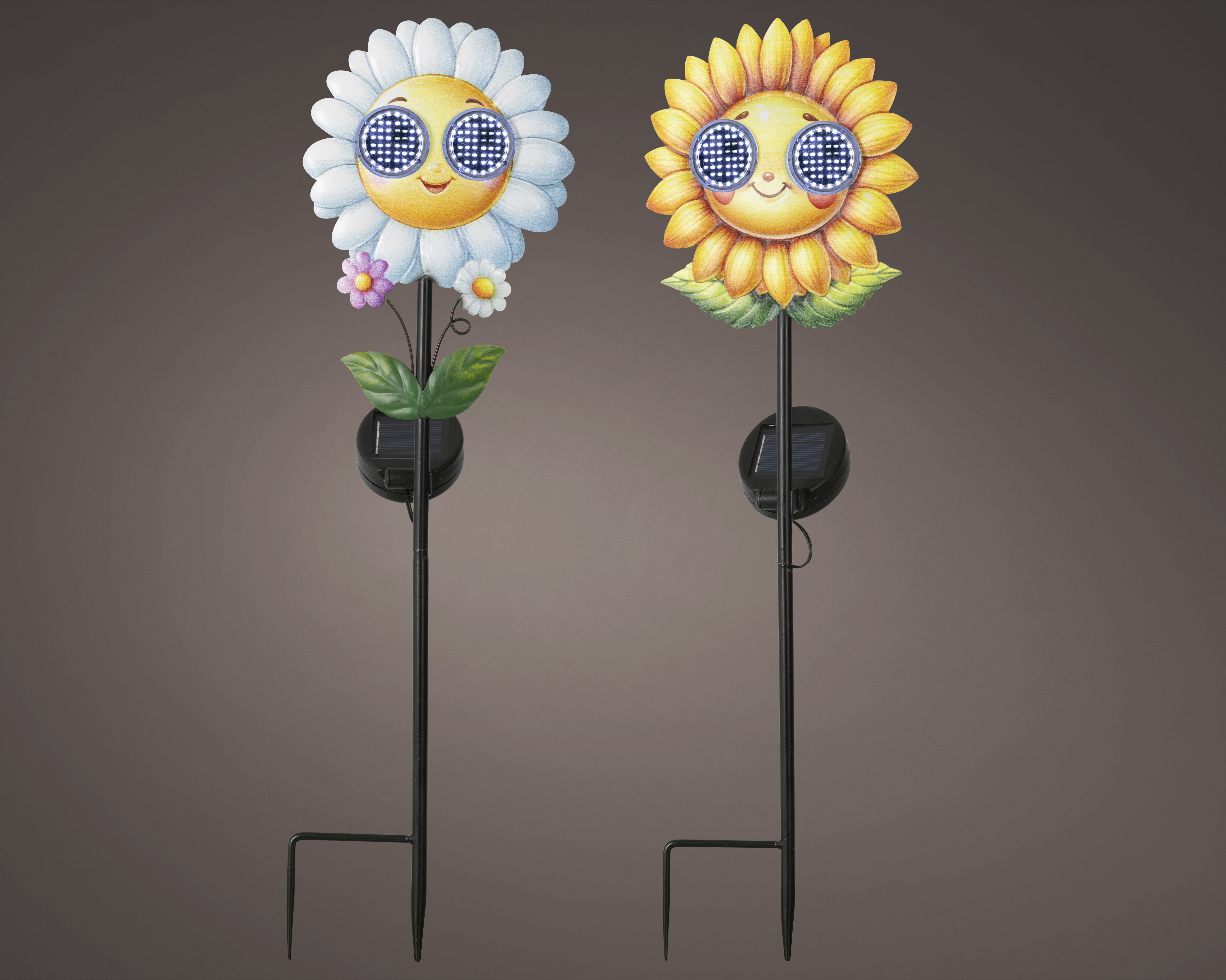 Solarstecker Blume Augenbewegung SOLAR