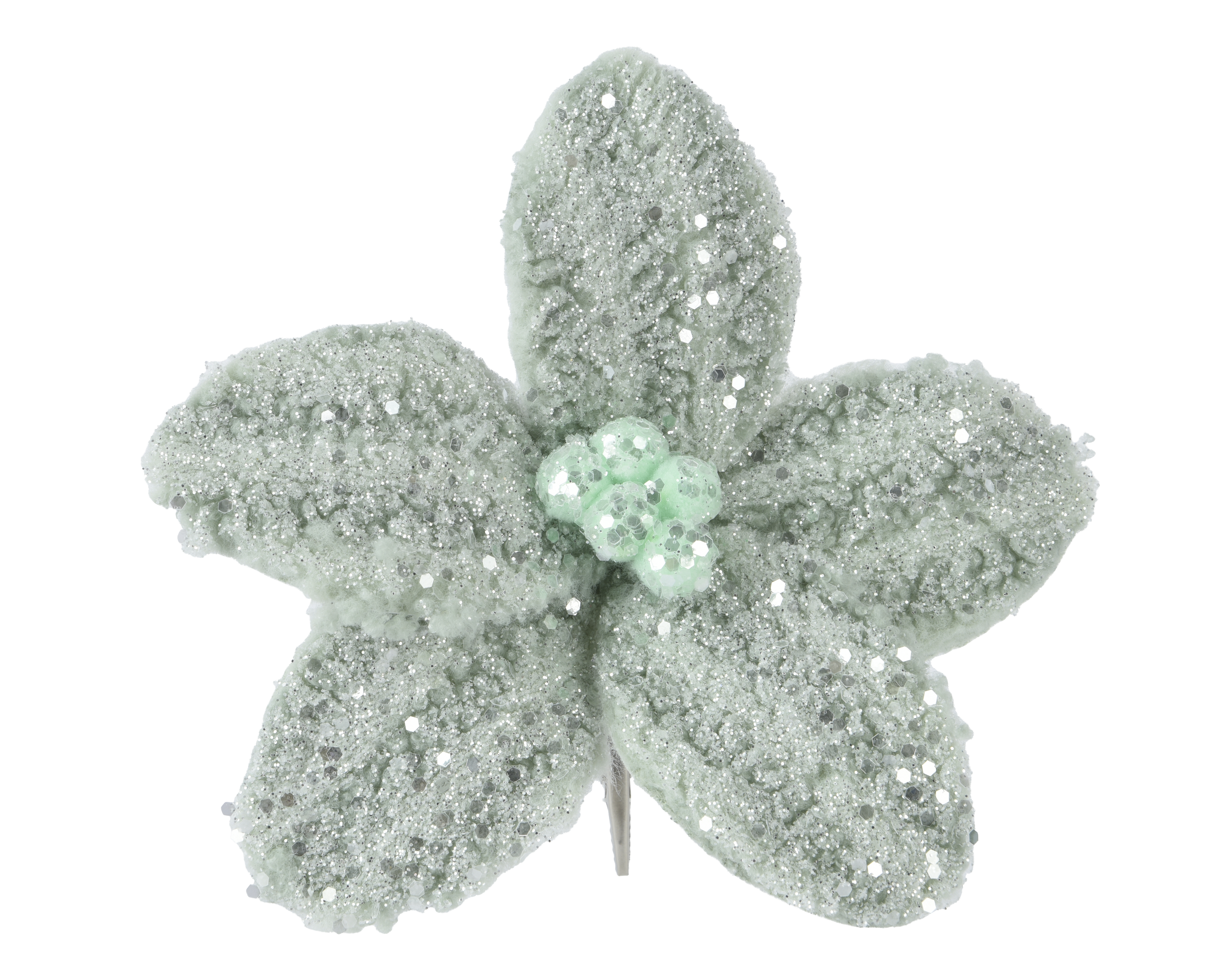 Clip Glitzerblume DEKO