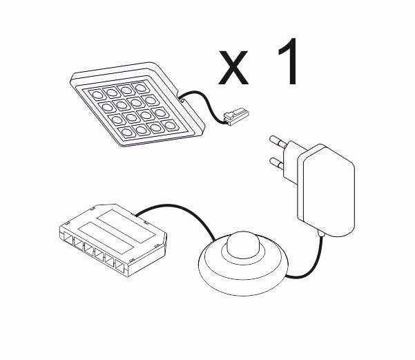 LED-Unterbaubeleuchtung 35 BW LK 01