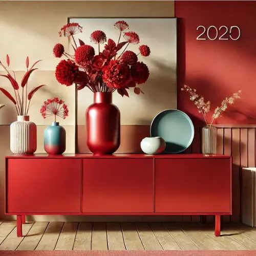 Rot -> Deko- und Farbtrend 2025 Rot -> Deko- und Farbtrend 2025