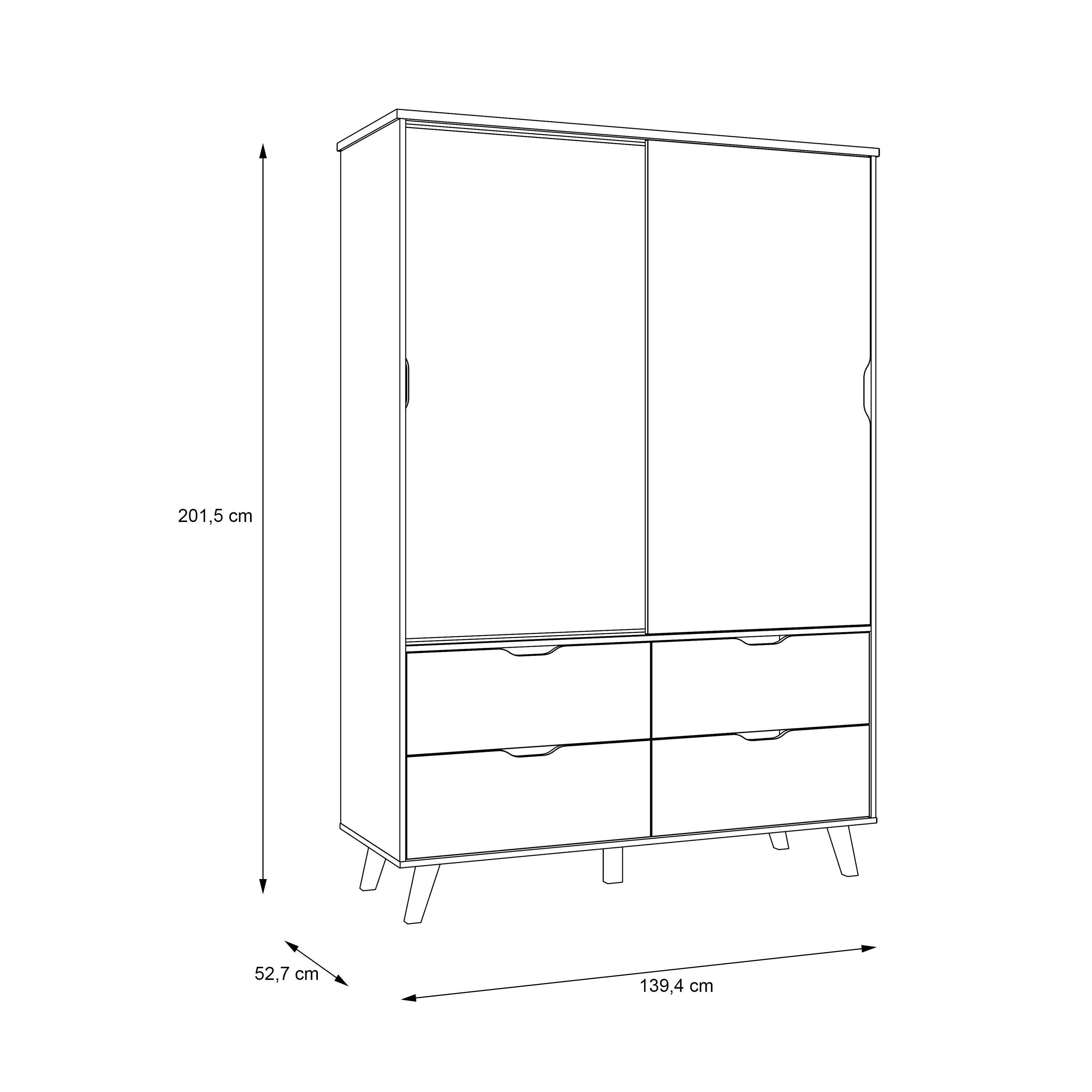 Kleiderschrank VANKKA