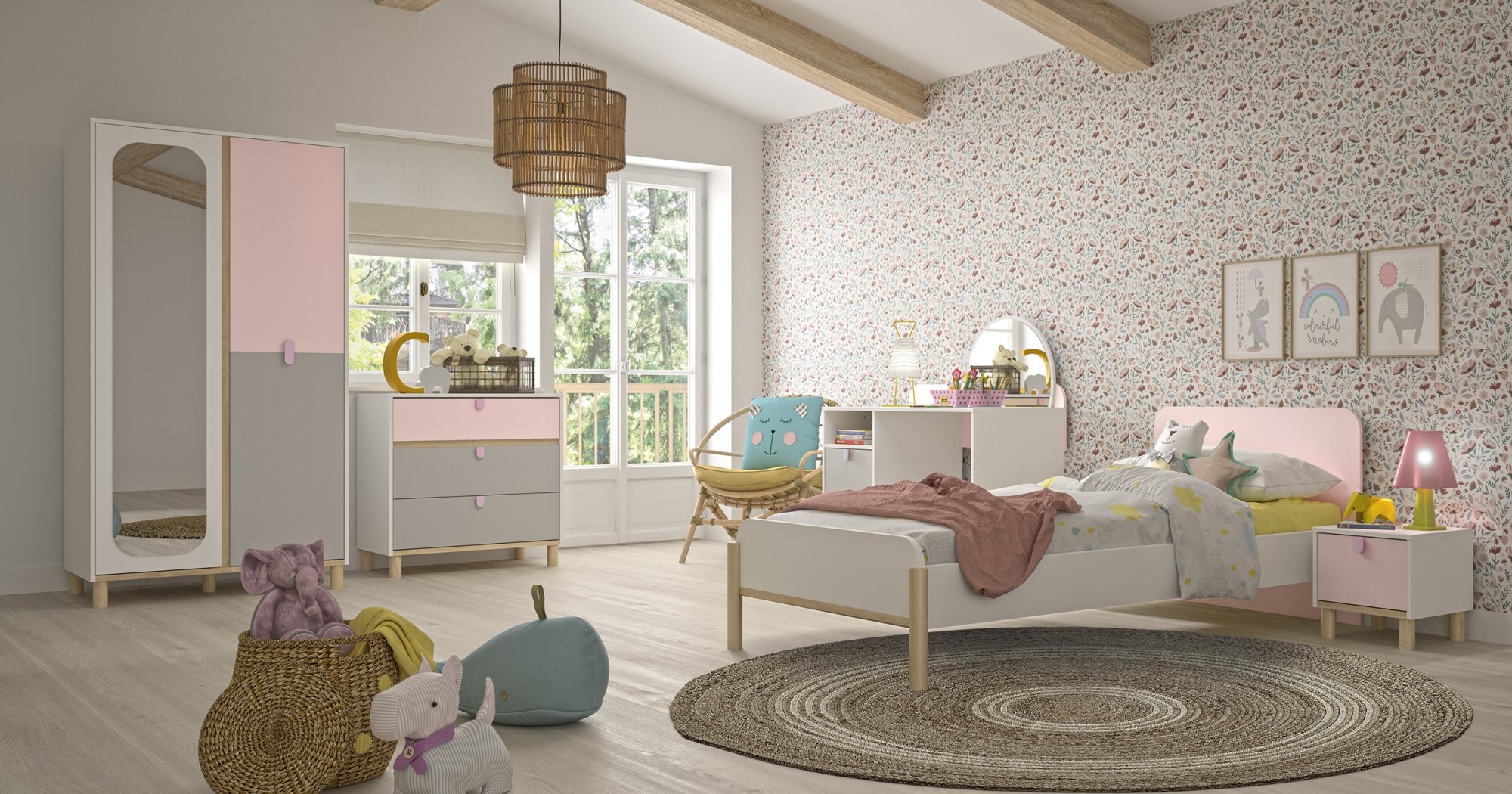 kinderzimmer 6-teilig lucia | 120x200cm | 516404-1