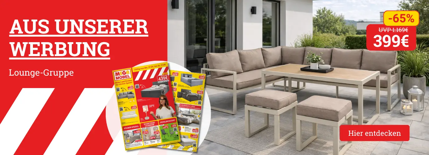 Aus unserer Werbung! Gartenlounge RDF-9119010-40