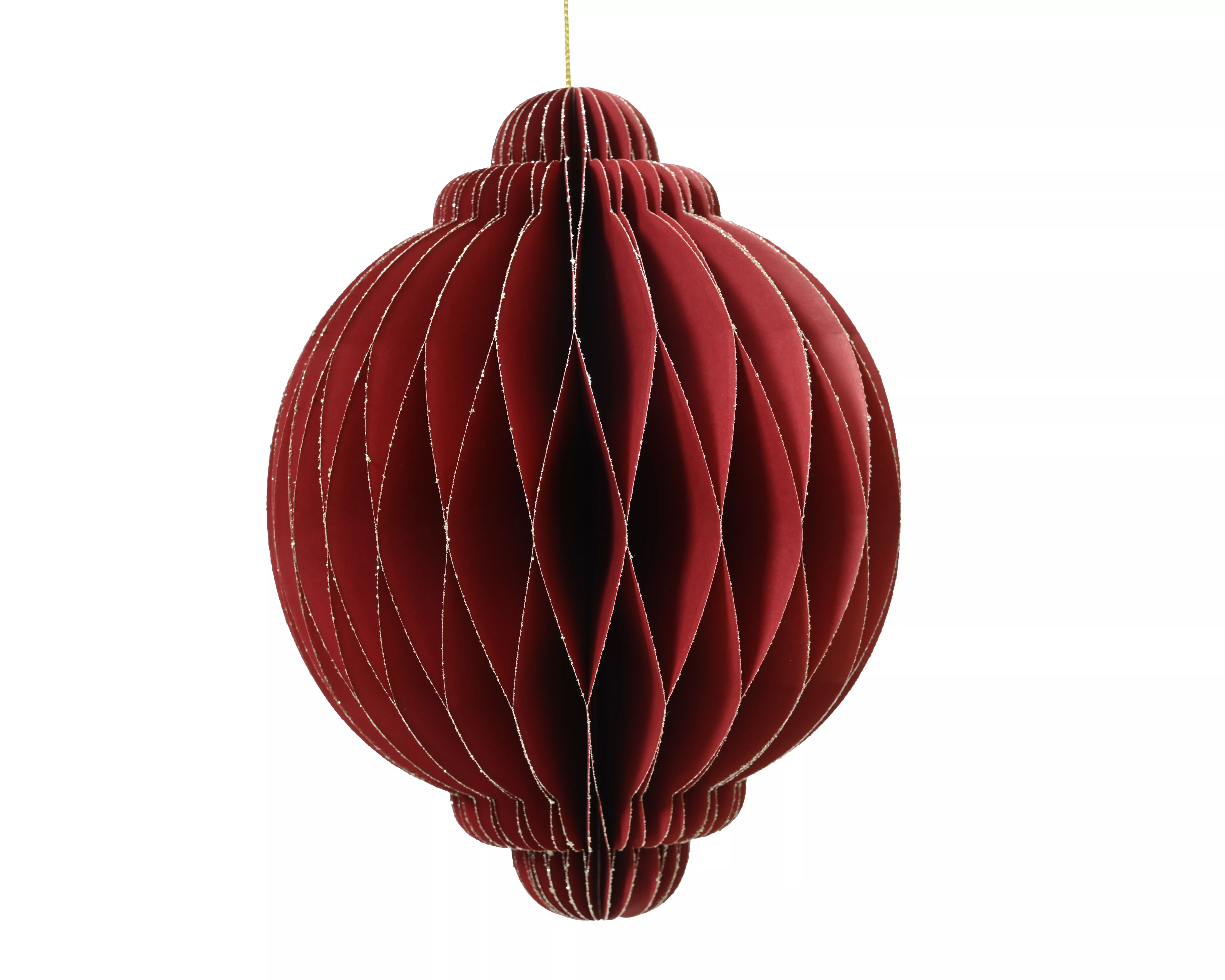 Hänger Papierzwiebel CHRISTMAS