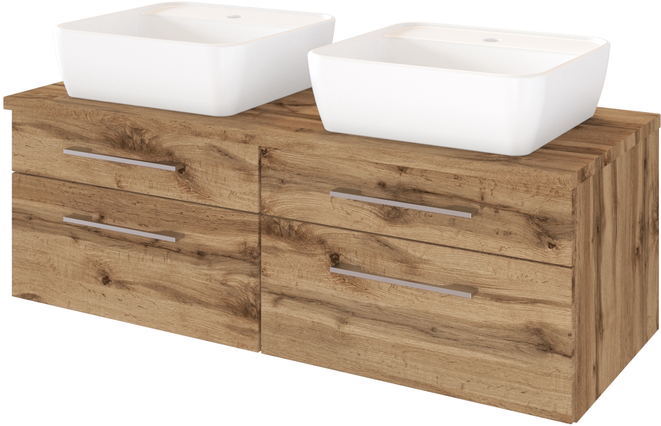 Waschbeckenunterschrank 120 mit Aufsatzbecken  DAVOS Waschbeckenunterschrank 120 mit Aufsatzbecken  DAVOS
