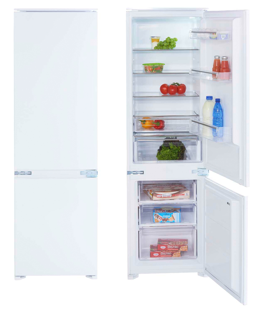 Küchenblock mit E-Geräten CORNWALL (Ecke-Backofen-Geschirrspüler-Kühlschrank-Apotheker) IV