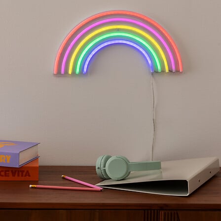 Wandobjekt Neon Regenbogen JJA Wandobjekt Neon Regenbogen JJA