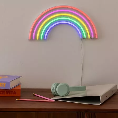 Wandobjekt Neon Regenbogen JJA