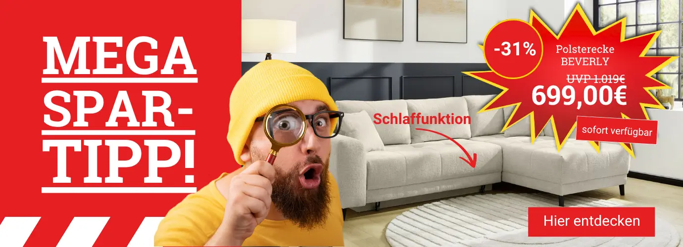 Unser MEGA Spartipp! Sofa BEVERLY