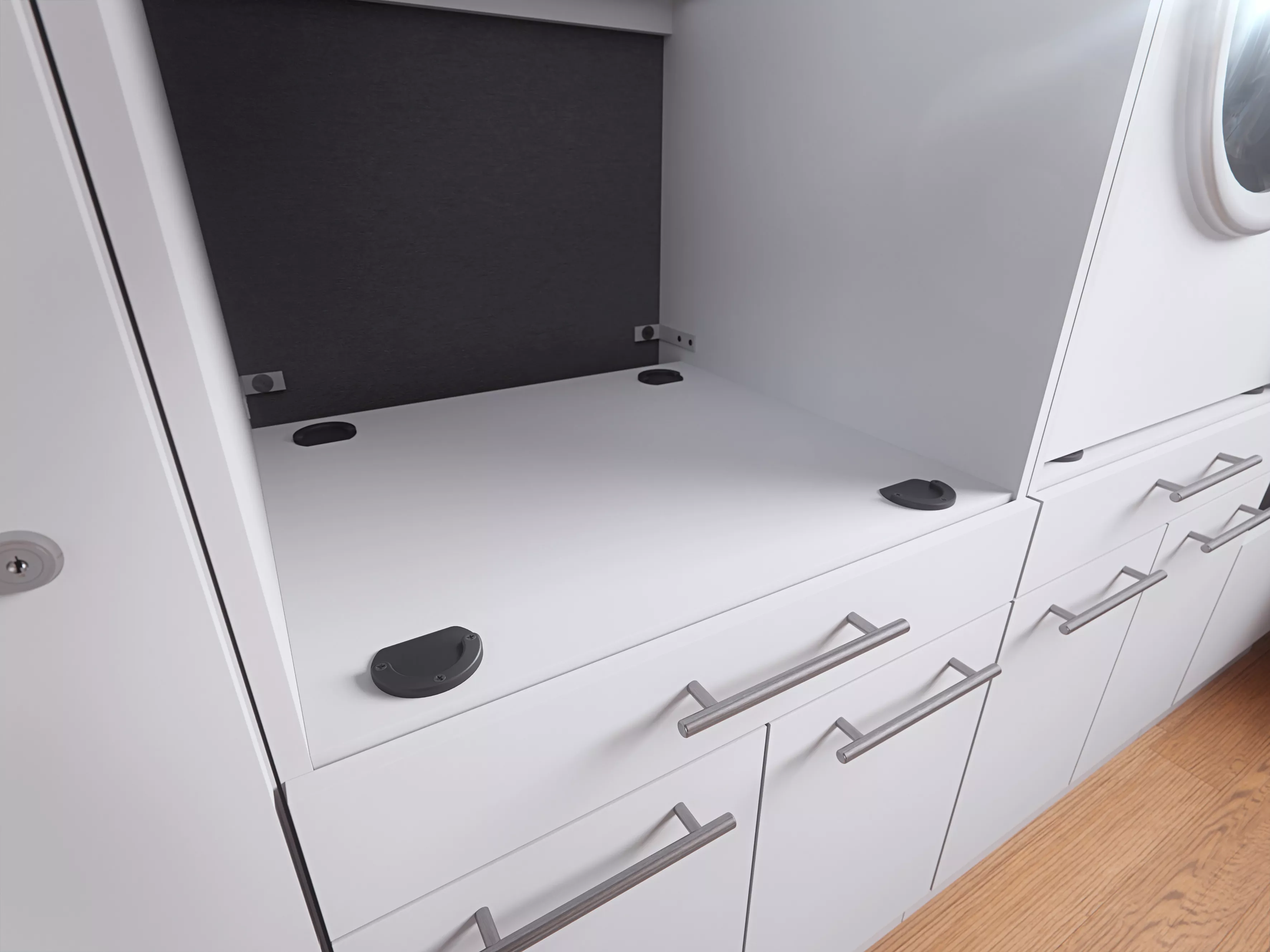 Midischrank mit Gerätefach LAUNDREEZY Midischrank mit Gerätefach LAUNDREEZY