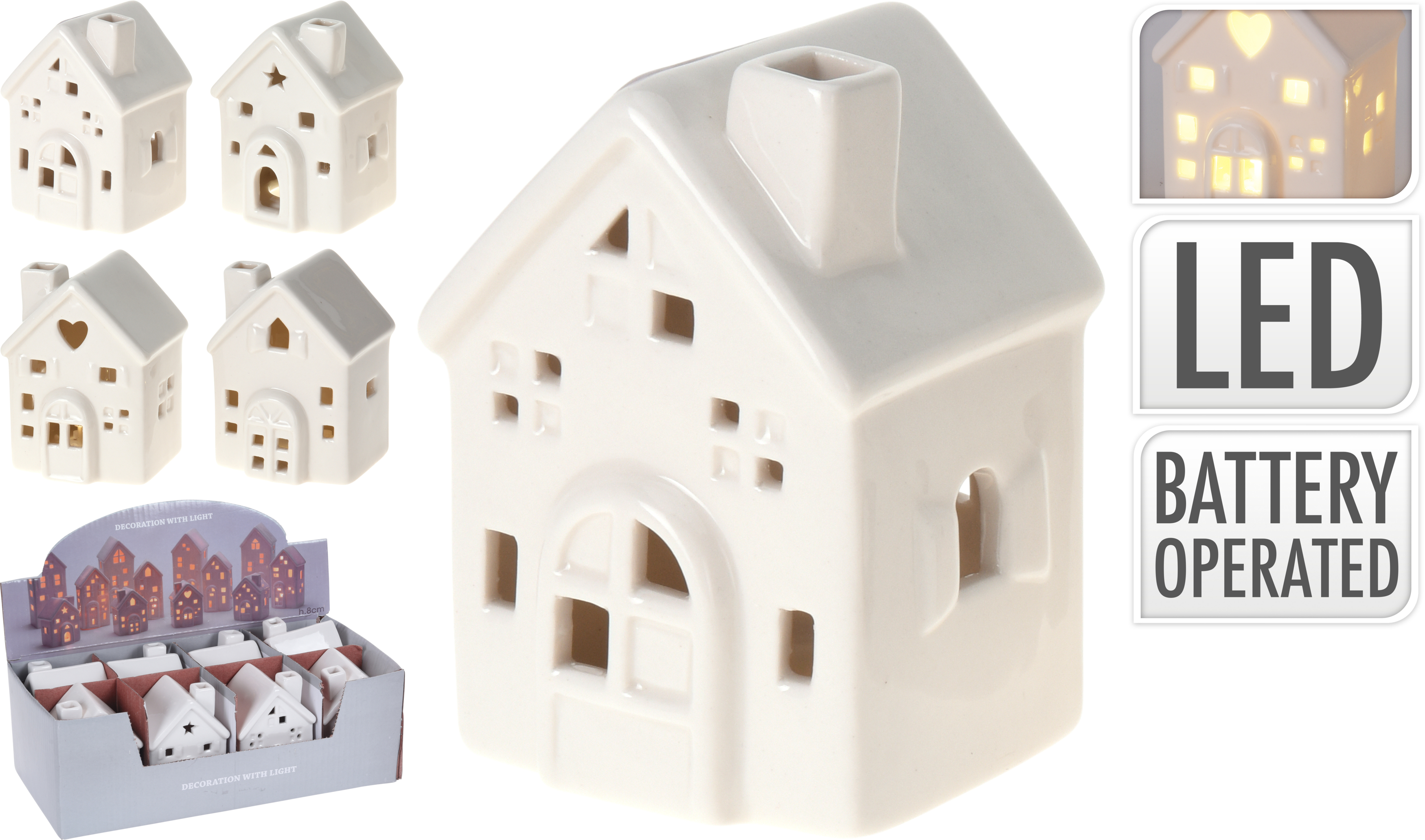 Haus mit LED CHRISTMAS Haus mit LED CHRISTMAS