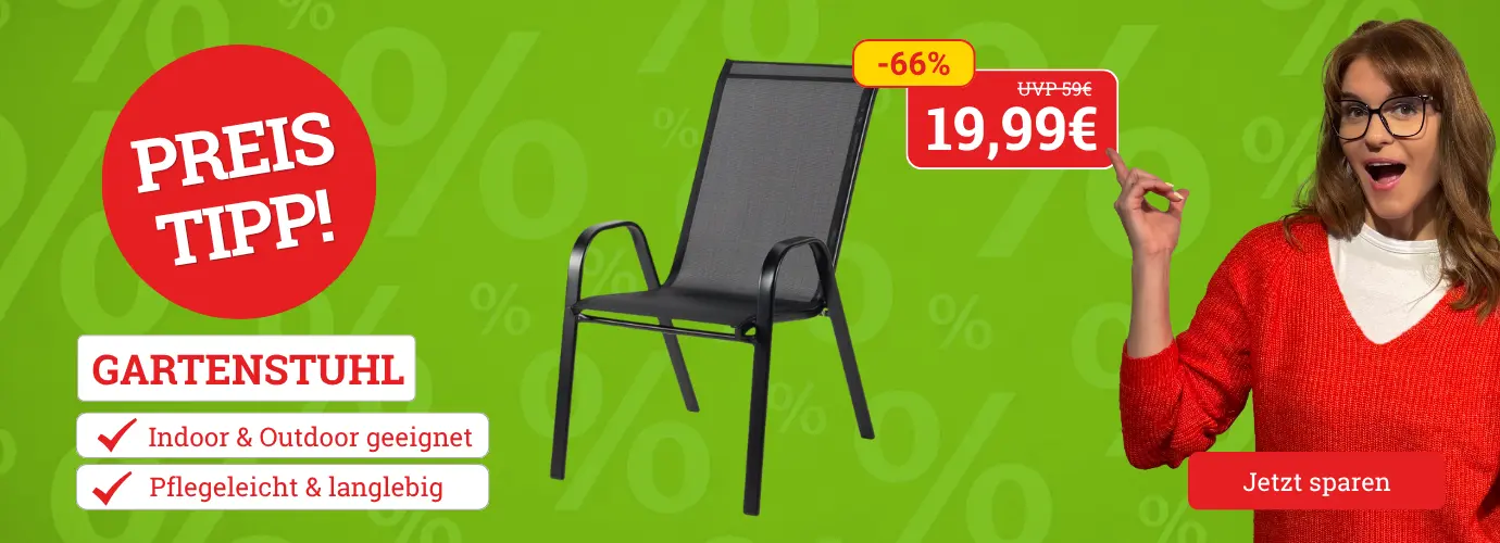 MEGA Preis! Gartenstuhl NADJA. Hier entdecken