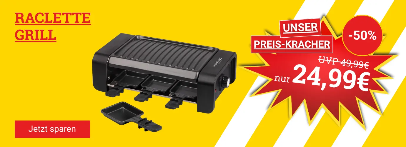 Raclette-Grill zum MEGA Preis -> Hier entdecken