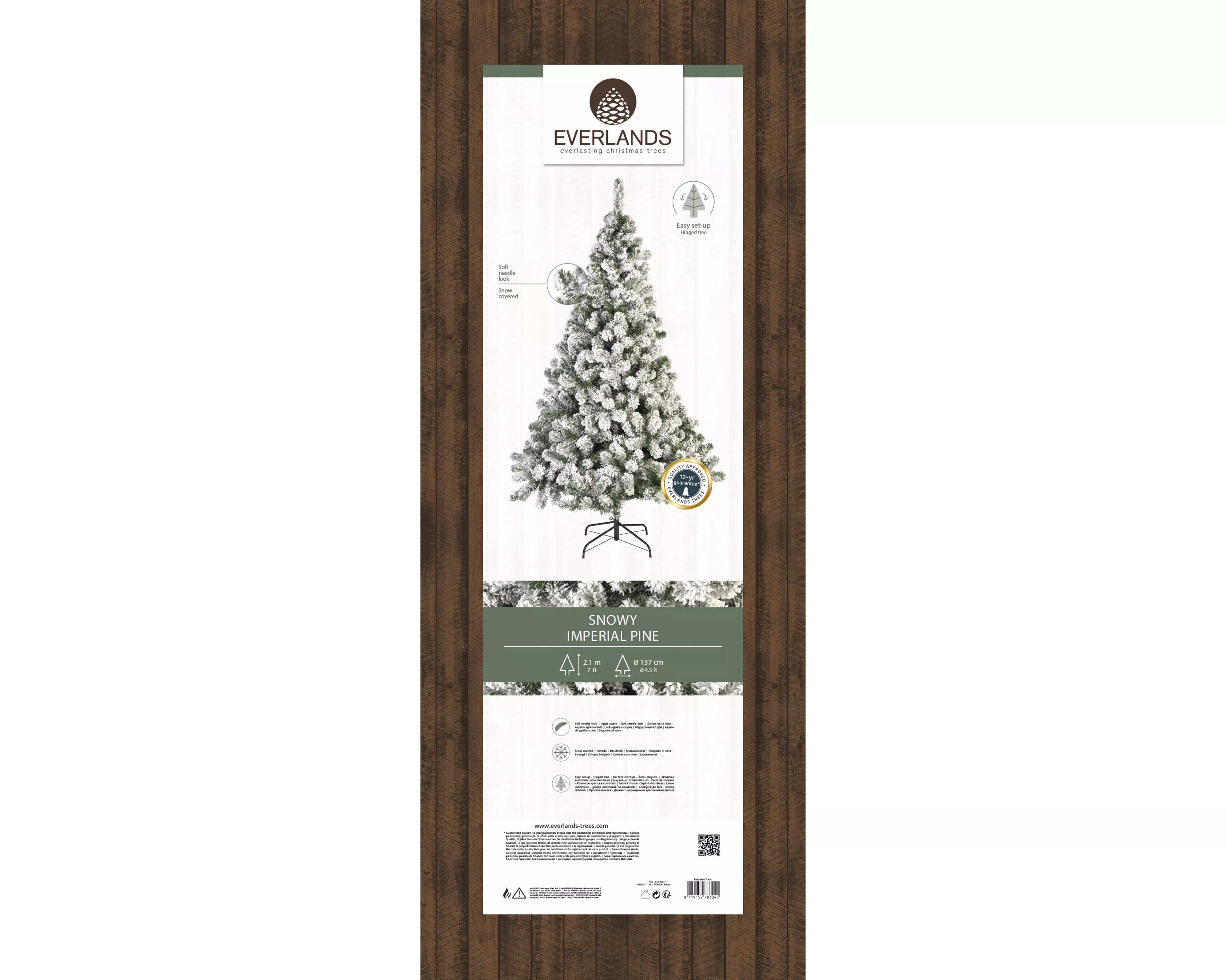 Tannenbaum 240cm beschneit IMPERIAL KIEFER