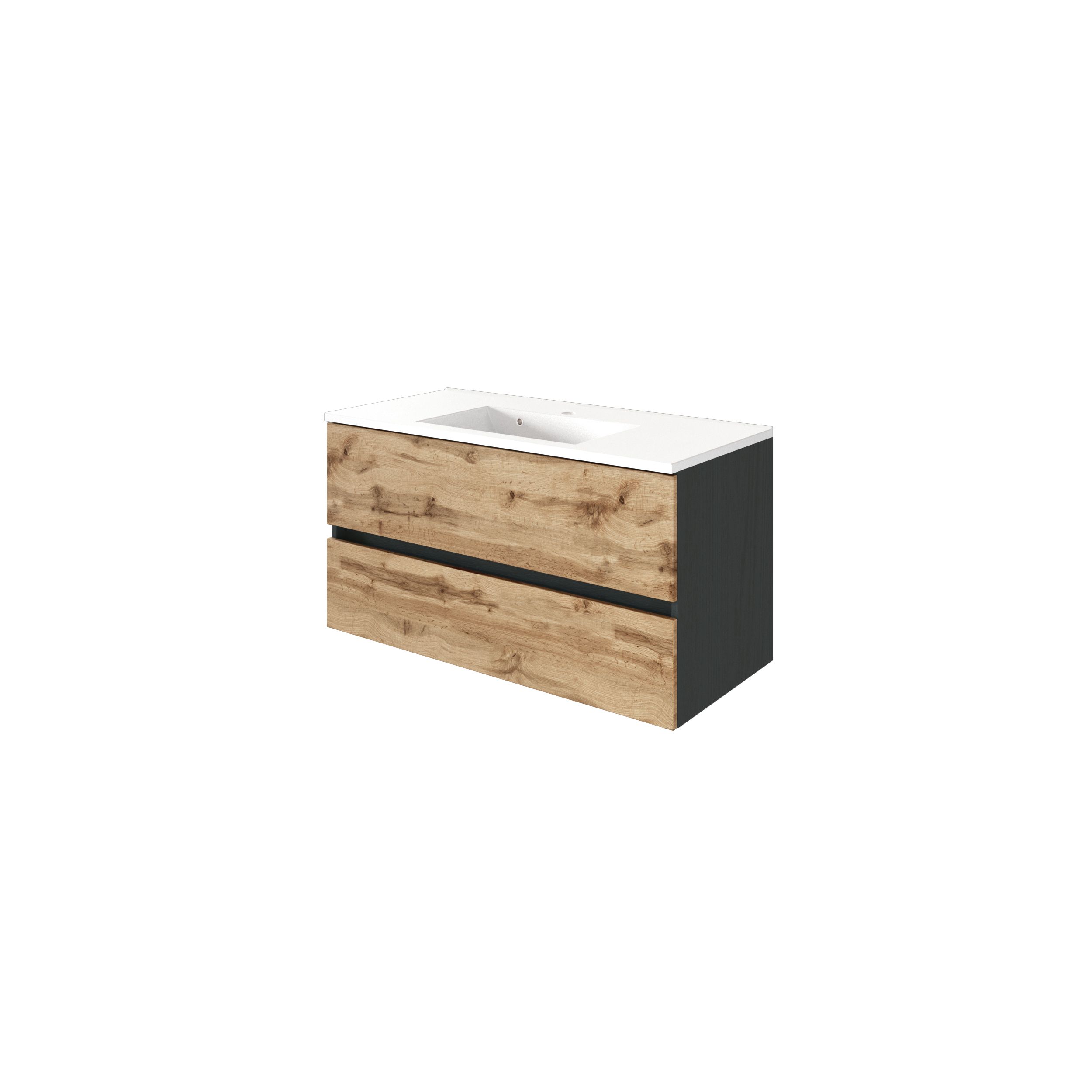 Waschbeckenunterschrank mit Waschbecken LUCCA Waschbeckenunterschrank mit Waschbecken LUCCA