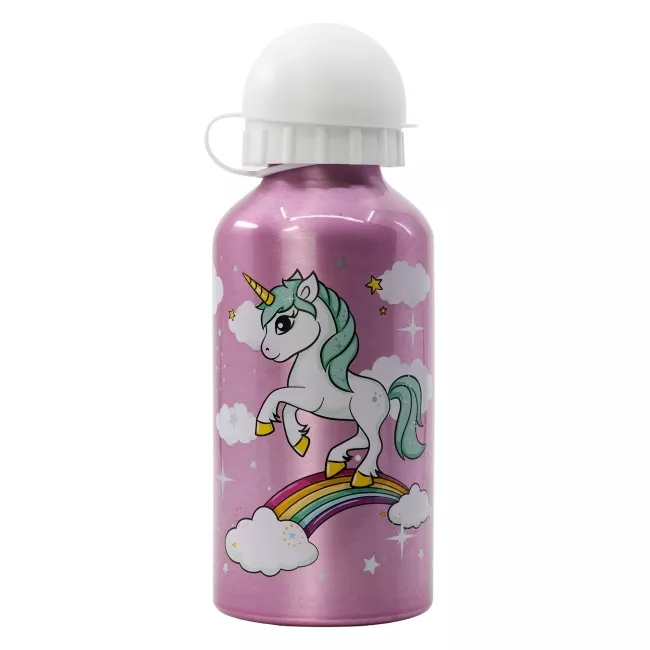 Aluminium Flasche Einhorn RAINBOW