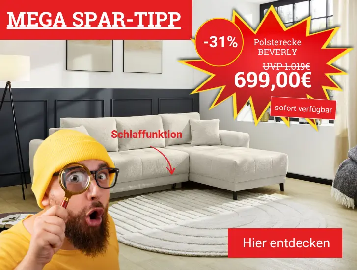 Unser MEGA Spartipp! Sofa BEVERLY