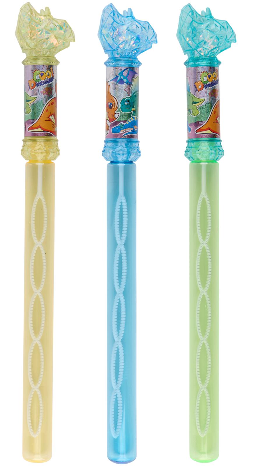 Seifenblasenstab Glitzer Dino BUBBLES