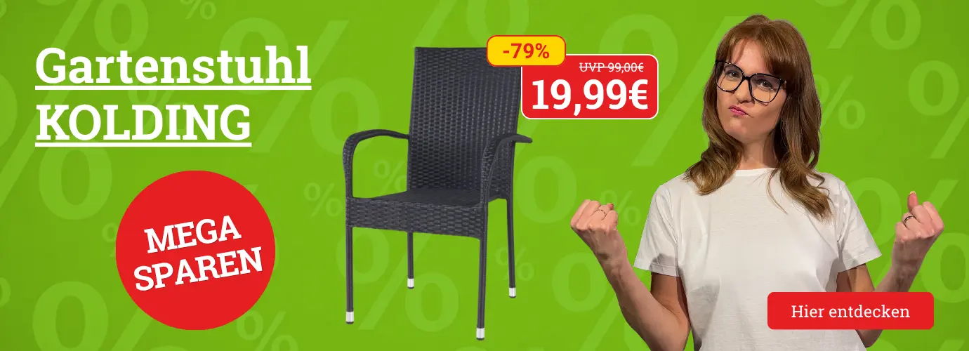MEGA Preis! Gartenstuhl KOLDING