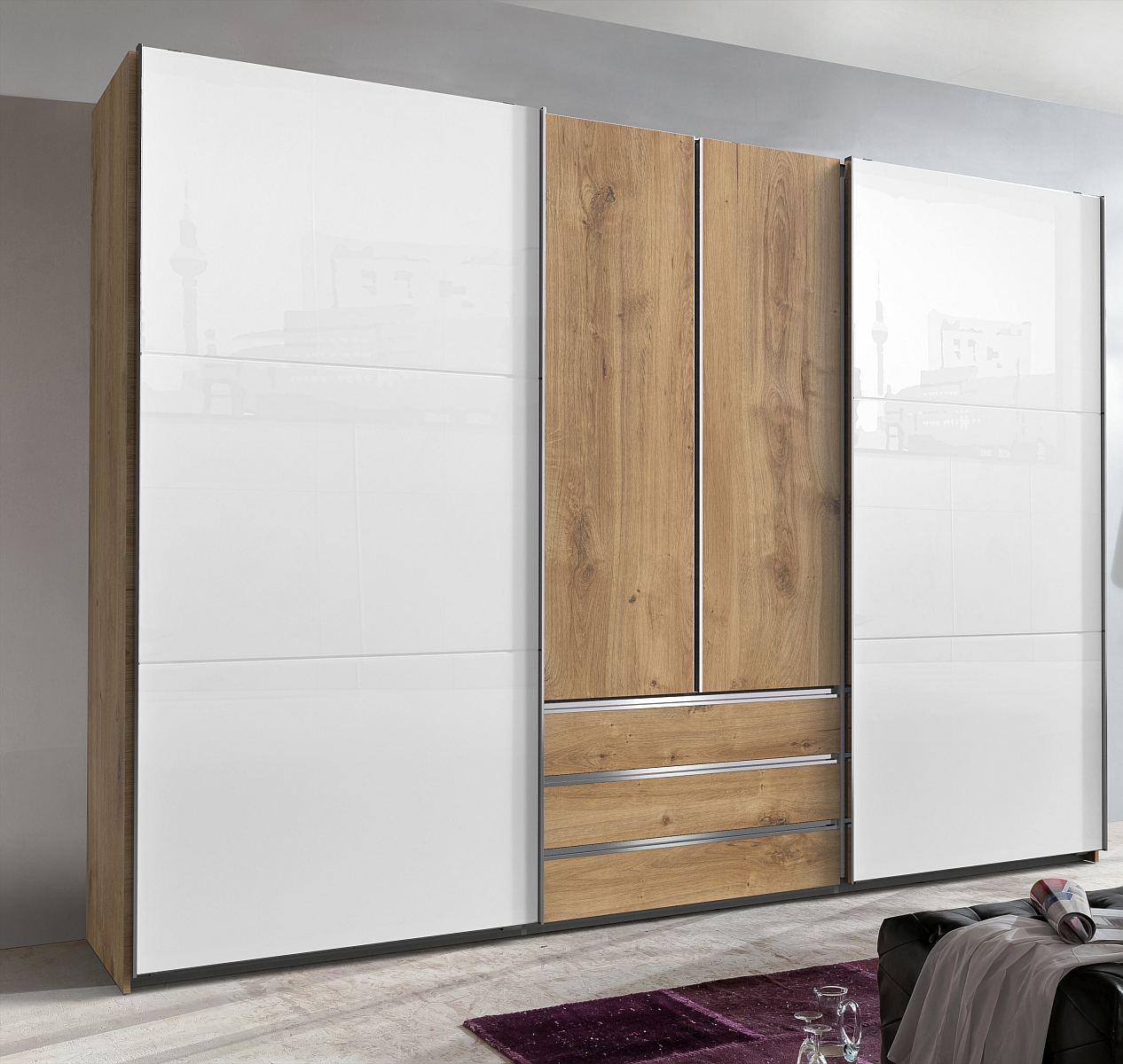 Dreh-/Schwebetürenschrank MAGIC GLAS Dreh-/Schwebetürenschrank MAGIC GLAS