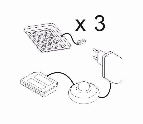 LED-Unterbaubeleuchtung 35 BW LK 03