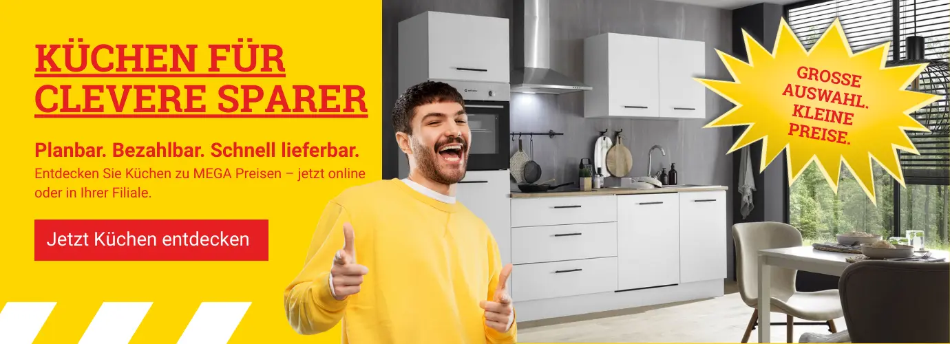 Küchen für clevere Sparer! Hier entdecken>