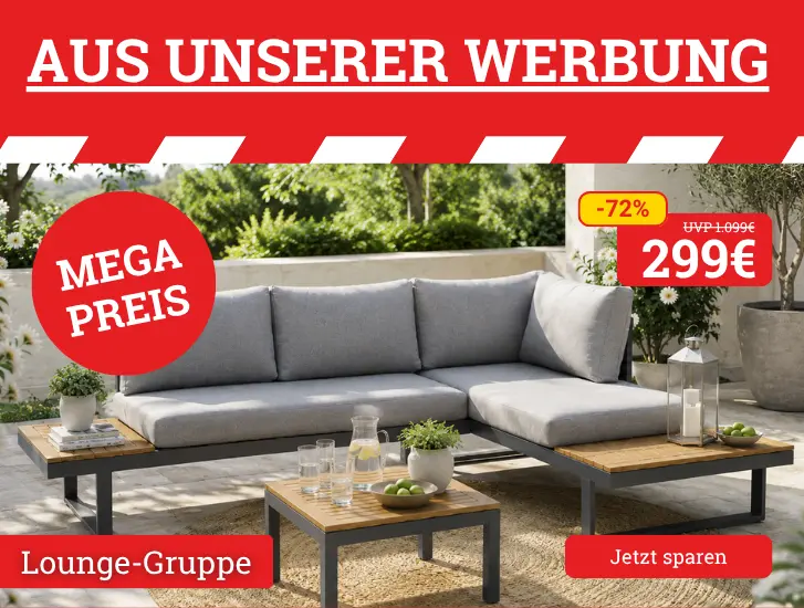 MEGA PREIS! Loungegruppe - jetzt richtig sparen>