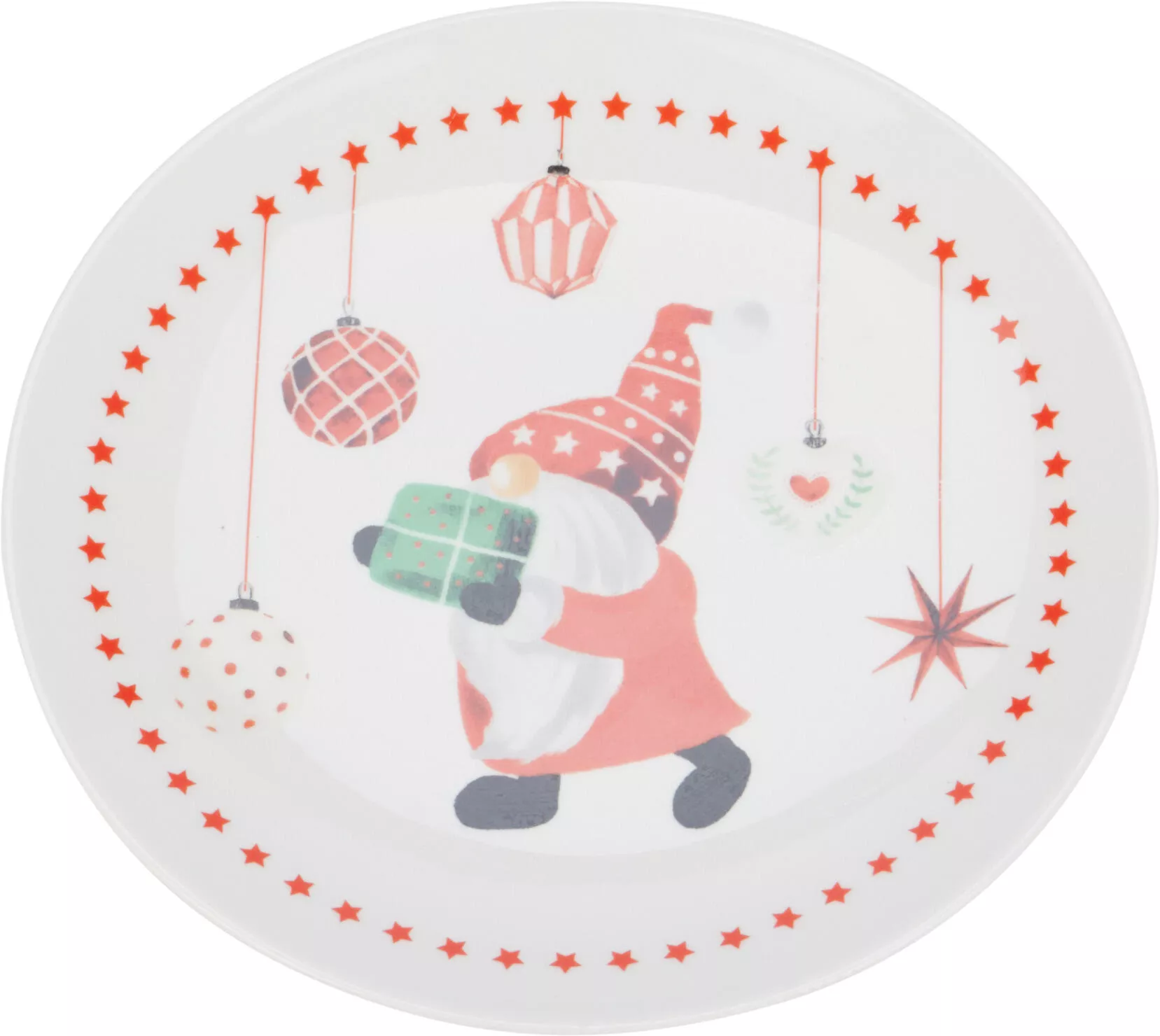 Dessertteller Wichtel CHRISTMAS