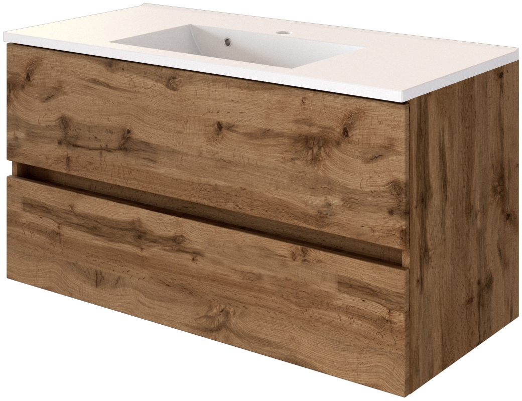 Waschbeckenunterschrank 100 mit Waschtisch BAABE Waschbeckenunterschrank 100 mit Waschtisch BAABE
