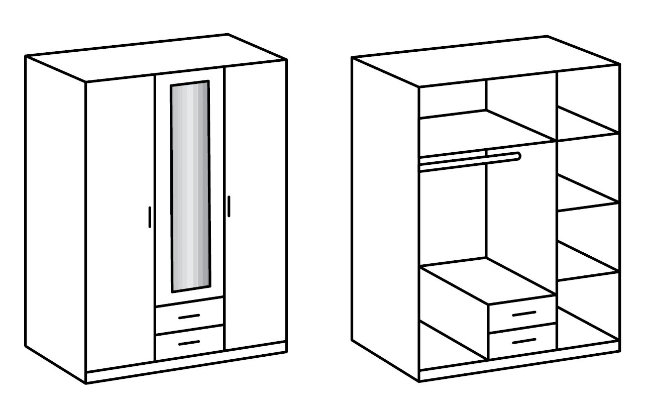 Kleiderschrank BOTTROP