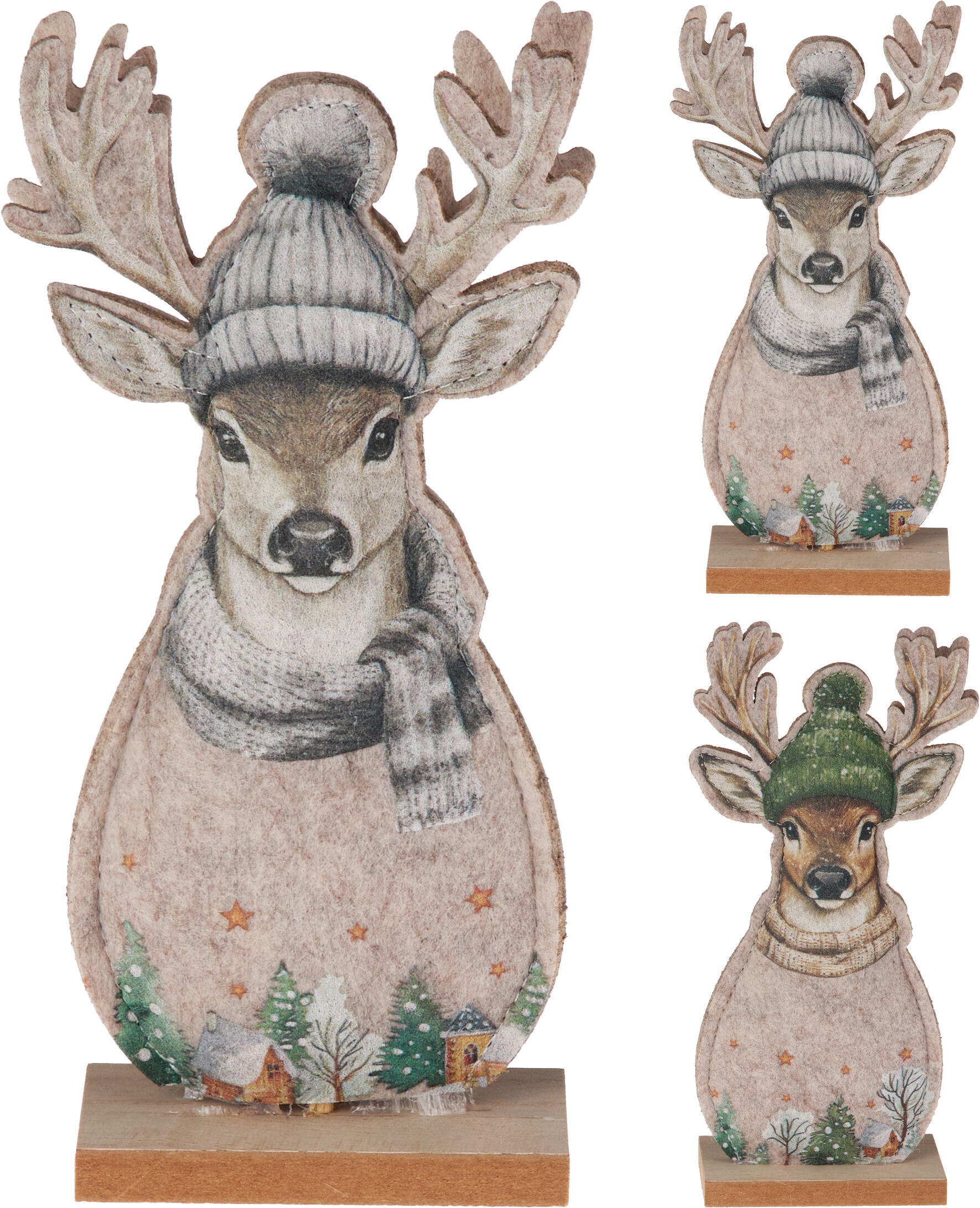 Figur Rentier CHRISTMAS