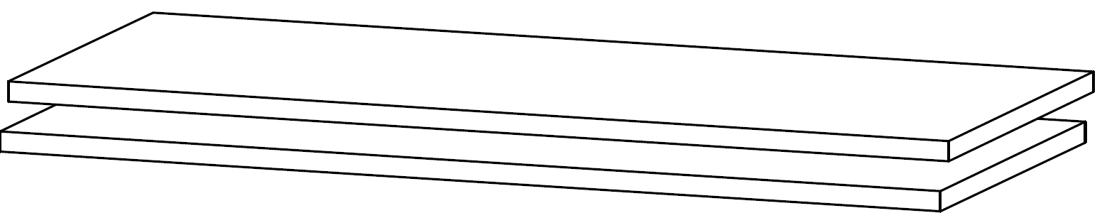 Fachböden 2er-Set 98W2 PRENZLAU Fachböden 2er-Set 98W2 PRENZLAU