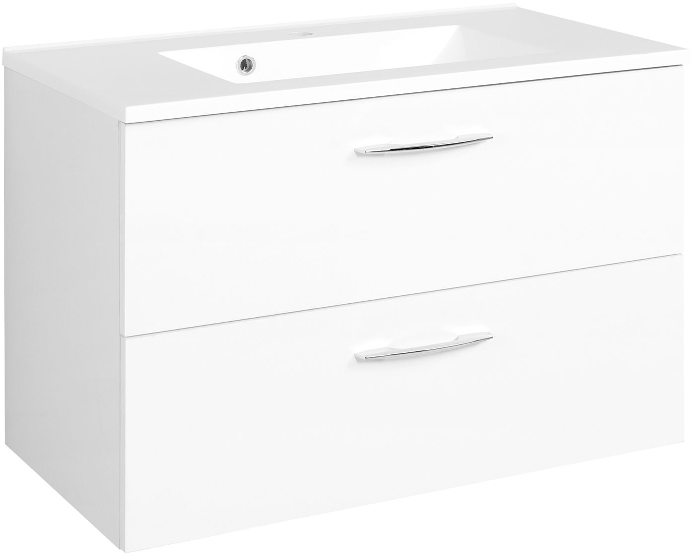 Waschbeckenunterschrank 80 mit Mineralgussbecken PORTOFINO Waschbeckenunterschrank 80 mit Mineralgussbecken PORTOFINO
