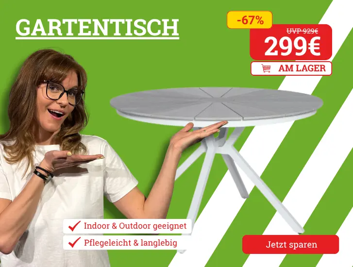 Gartentisch FREDERICA - jetzt sparen