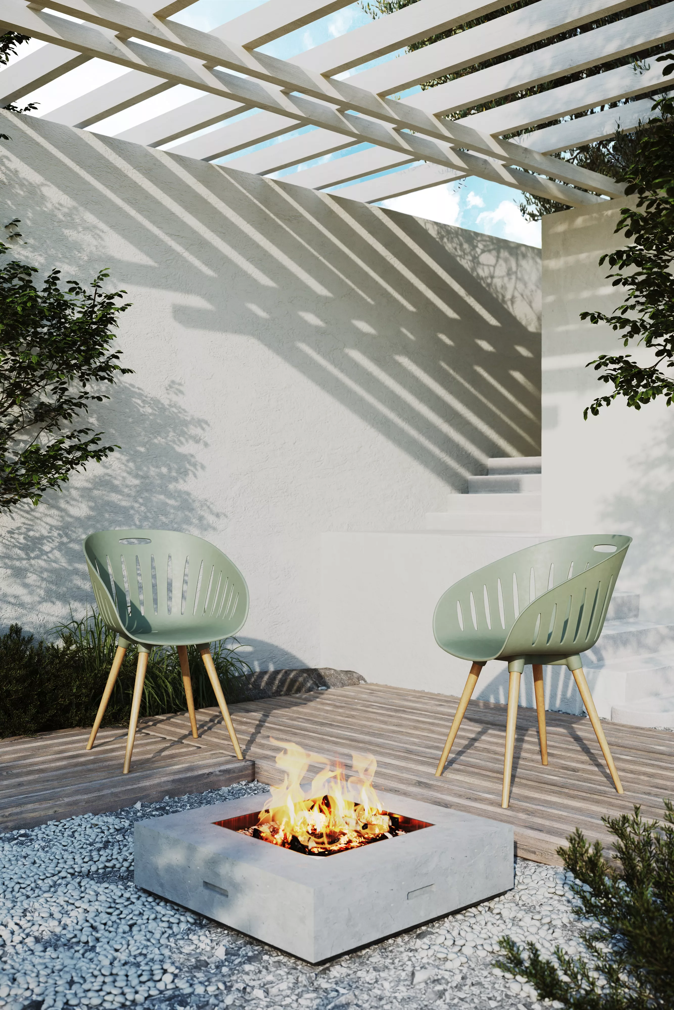 Outdoor Stühle 2er-Set T2023