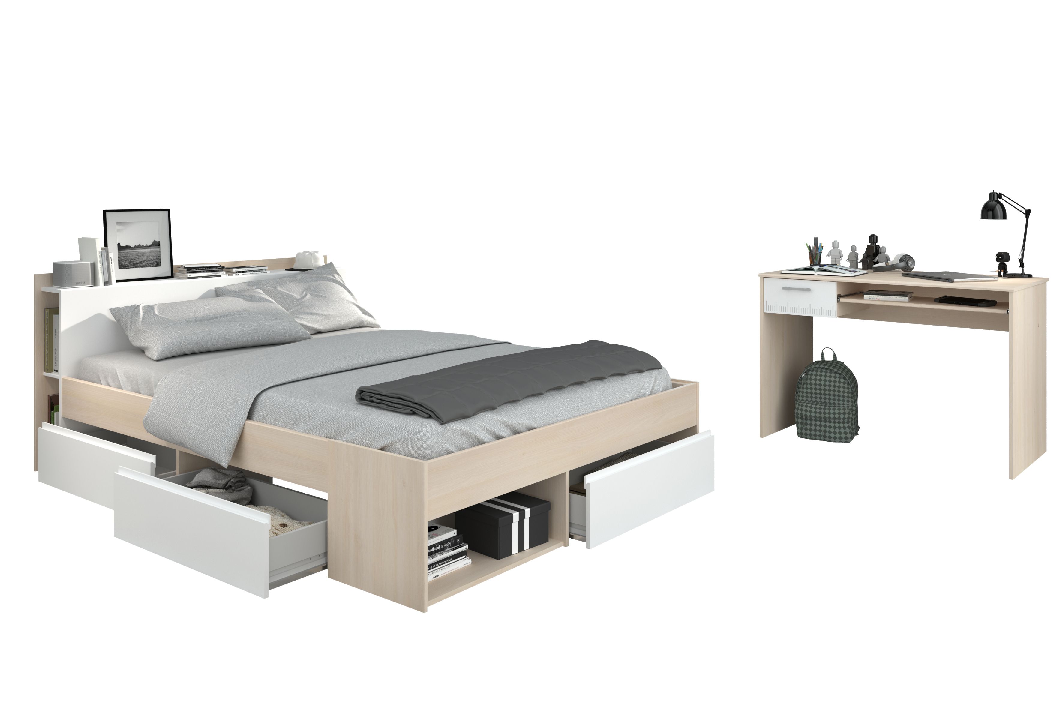 Bett mit Schreibtisch MOST 61 Bett mit Schreibtisch MOST 61