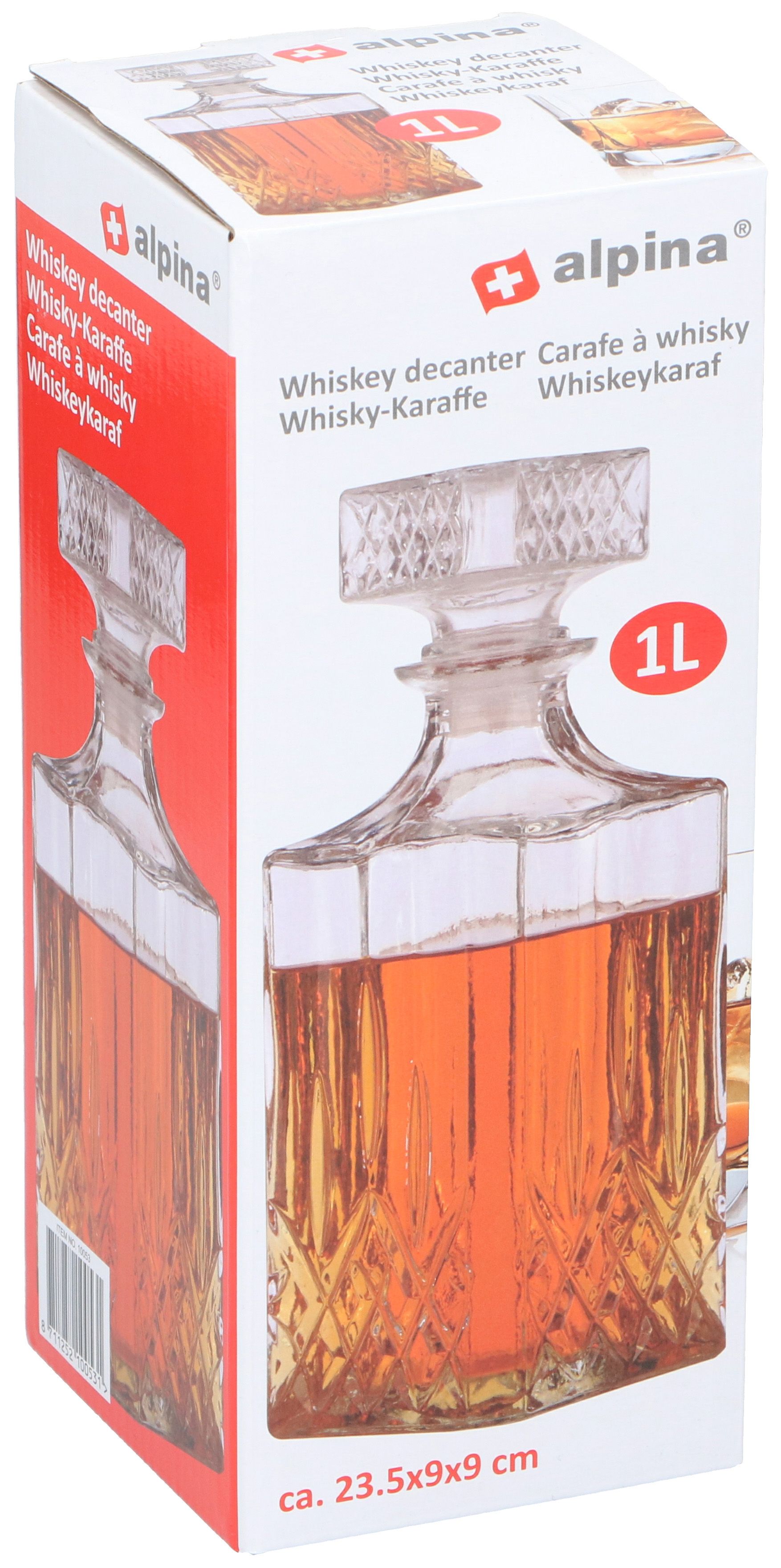 Whiskey-Karaffe 1 Liter ALPINA
