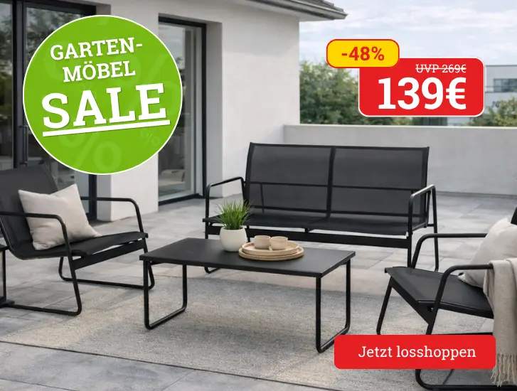 Gartenmöbel Lounge-Set. Hier entdecken