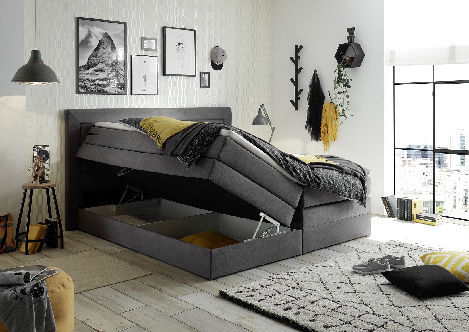 Boxspringbett 180 x 200 cm SABA 2
