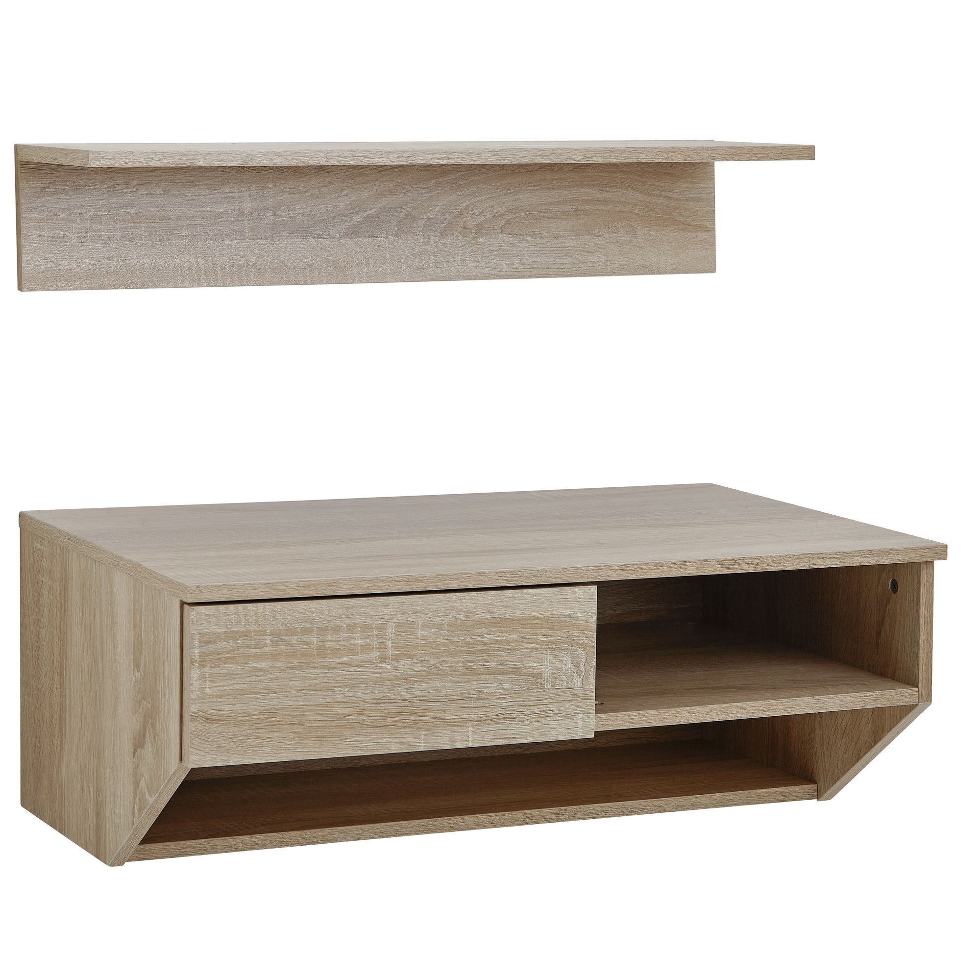 Hängeschrank mit Wandregal WL6.392